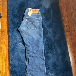 Levi's Dark Blue Denim Jeans